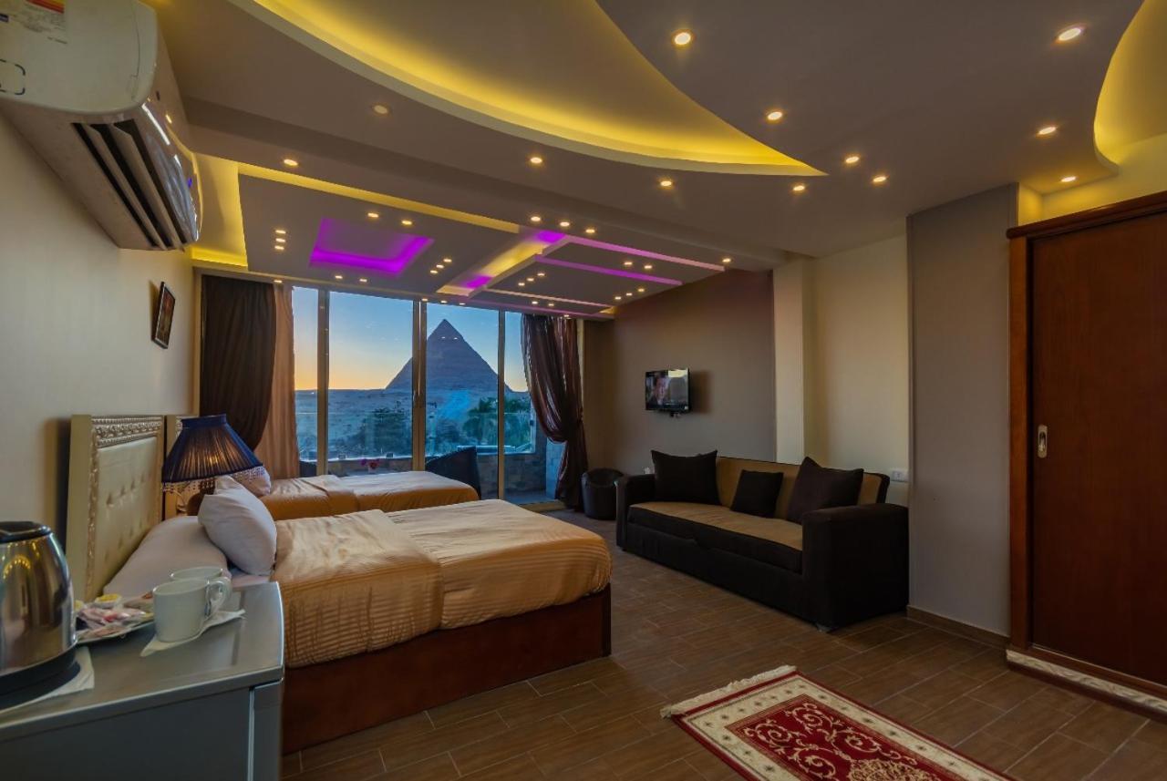 Hotel PANORAMA view pyramids Kafret el-Gabal Zewnętrze zdjęcie