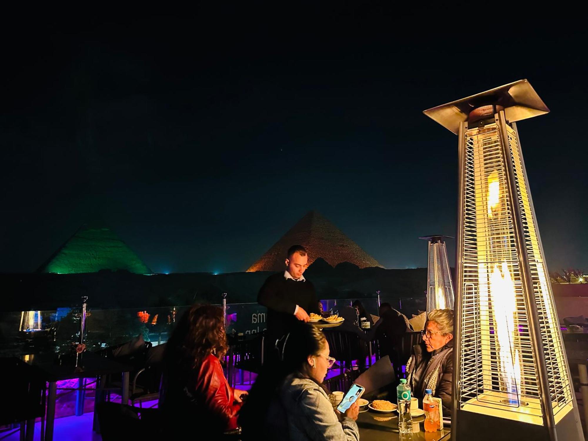 Hotel PANORAMA view pyramids Kafret el-Gabal Zewnętrze zdjęcie