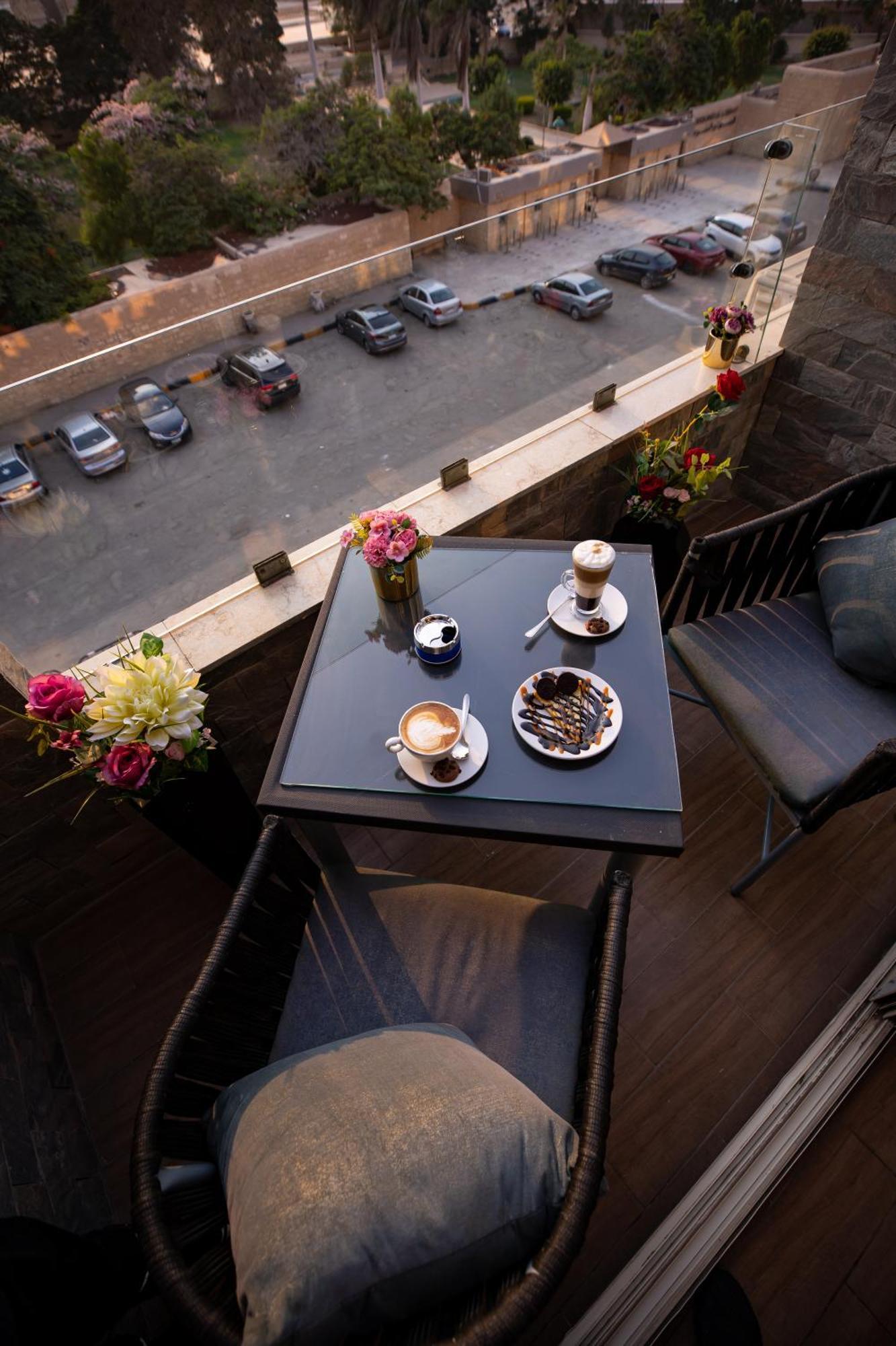 Hotel PANORAMA view pyramids Kafret el-Gabal Zewnętrze zdjęcie