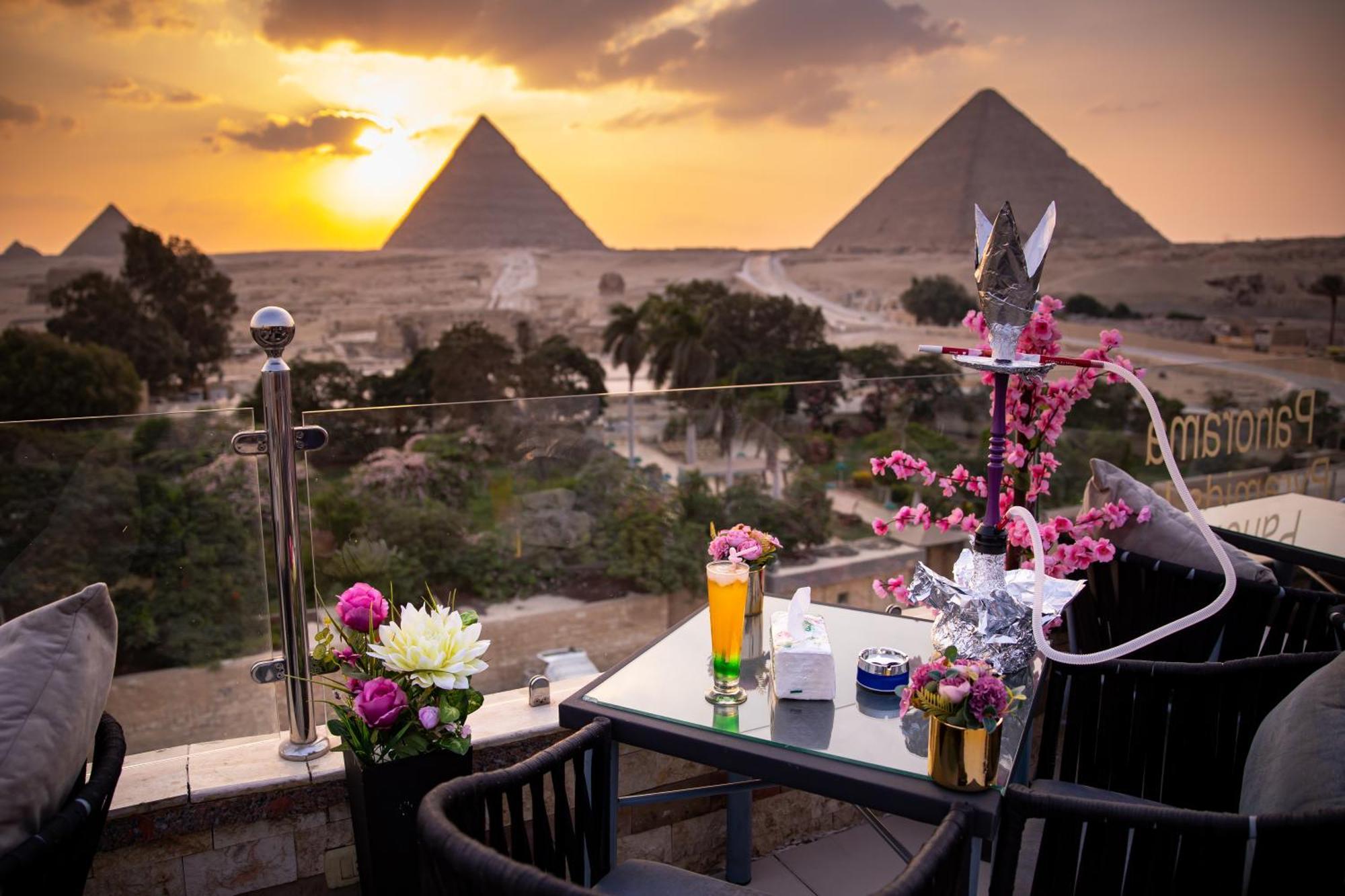 Hotel PANORAMA view pyramids Kafret el-Gabal Zewnętrze zdjęcie
