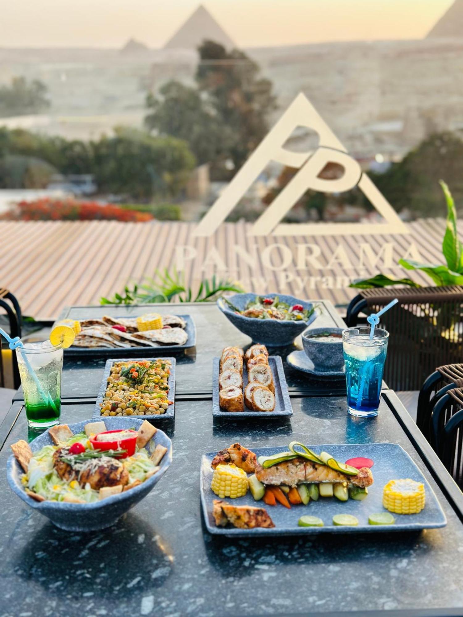 Hotel PANORAMA view pyramids Kafret el-Gabal Zewnętrze zdjęcie