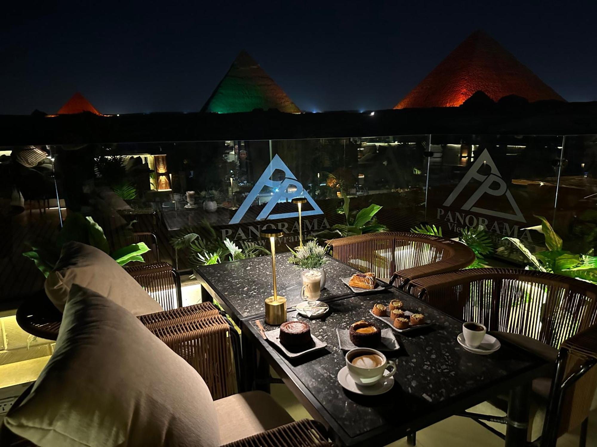 Hotel PANORAMA view pyramids Kafret el-Gabal Zewnętrze zdjęcie