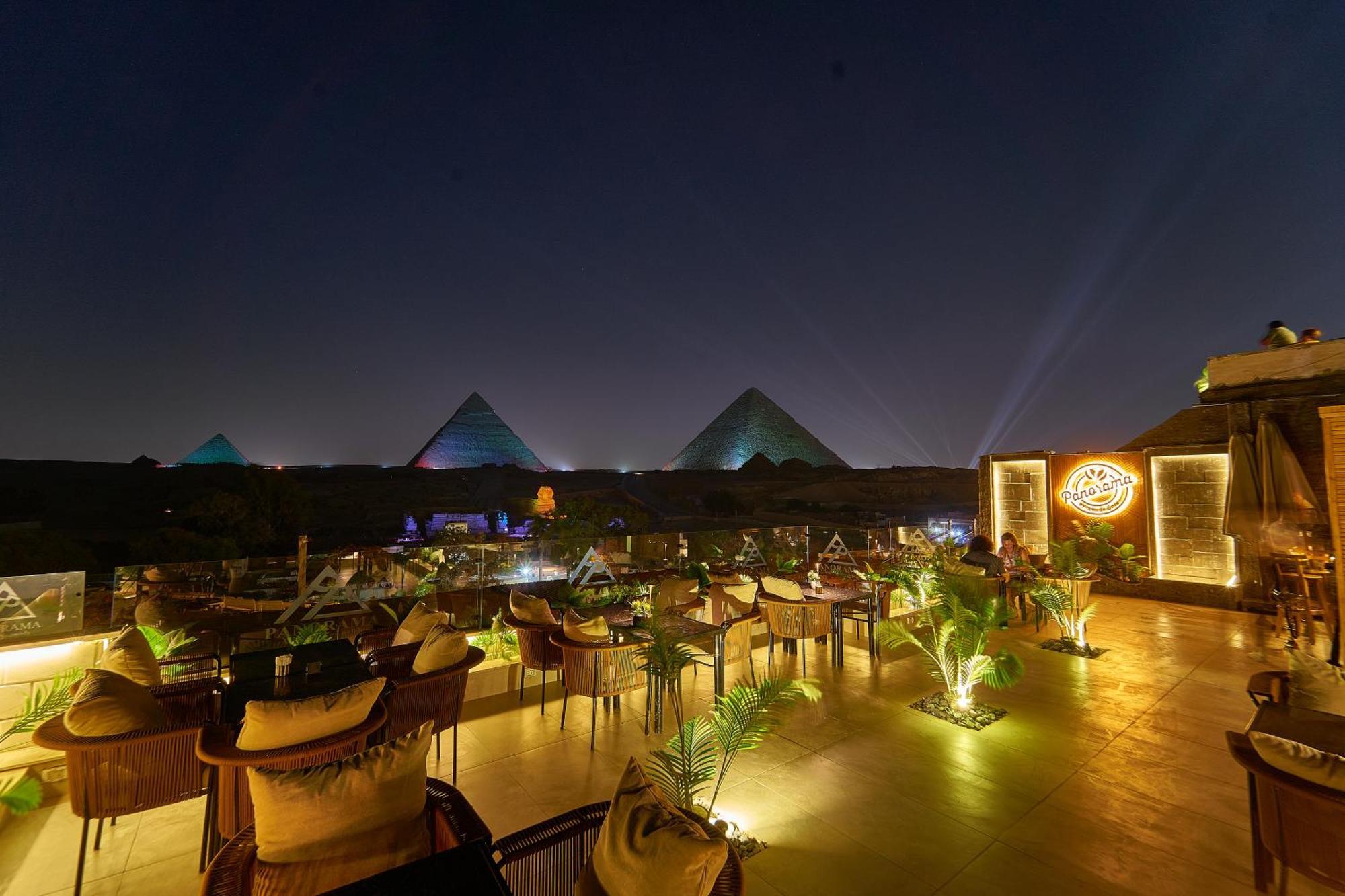 Hotel PANORAMA view pyramids Kafret el-Gabal Zewnętrze zdjęcie